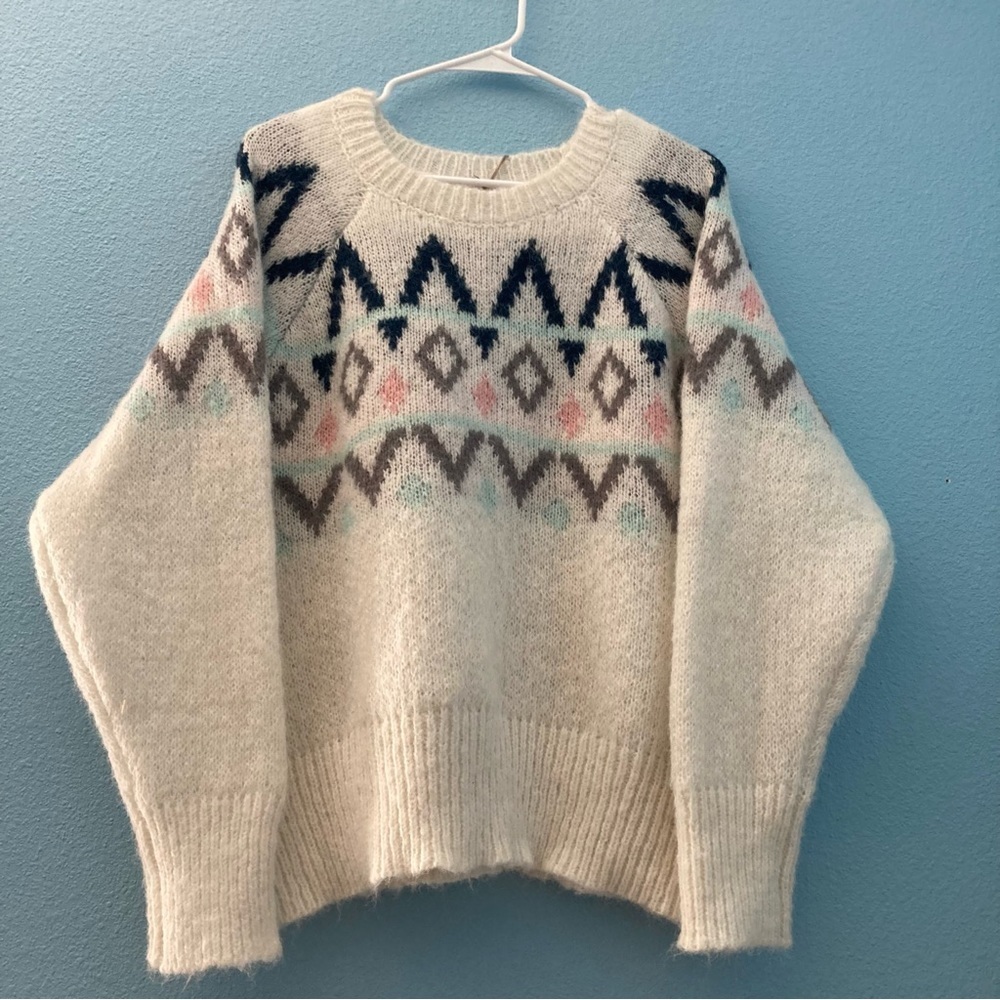 A New Day Knit Sweater - White - XL